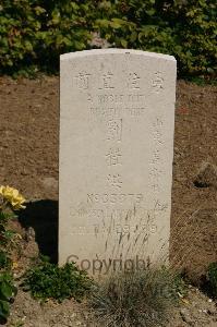 Tincourt New British Cemetery - Liu Kuei Hung, 